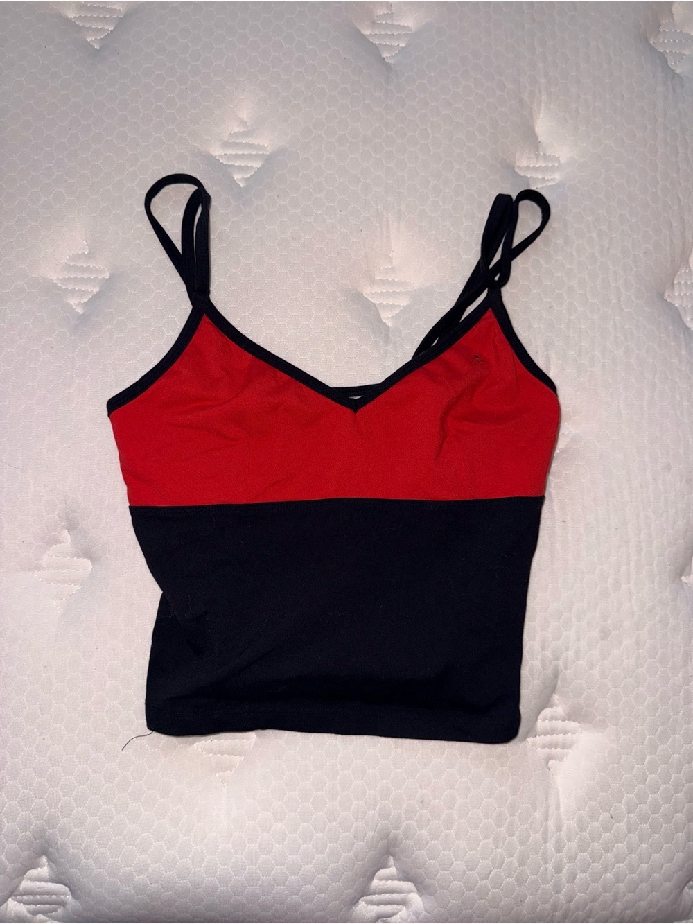 Urban Outfitters Red and Black Spaghetti Strap Tank